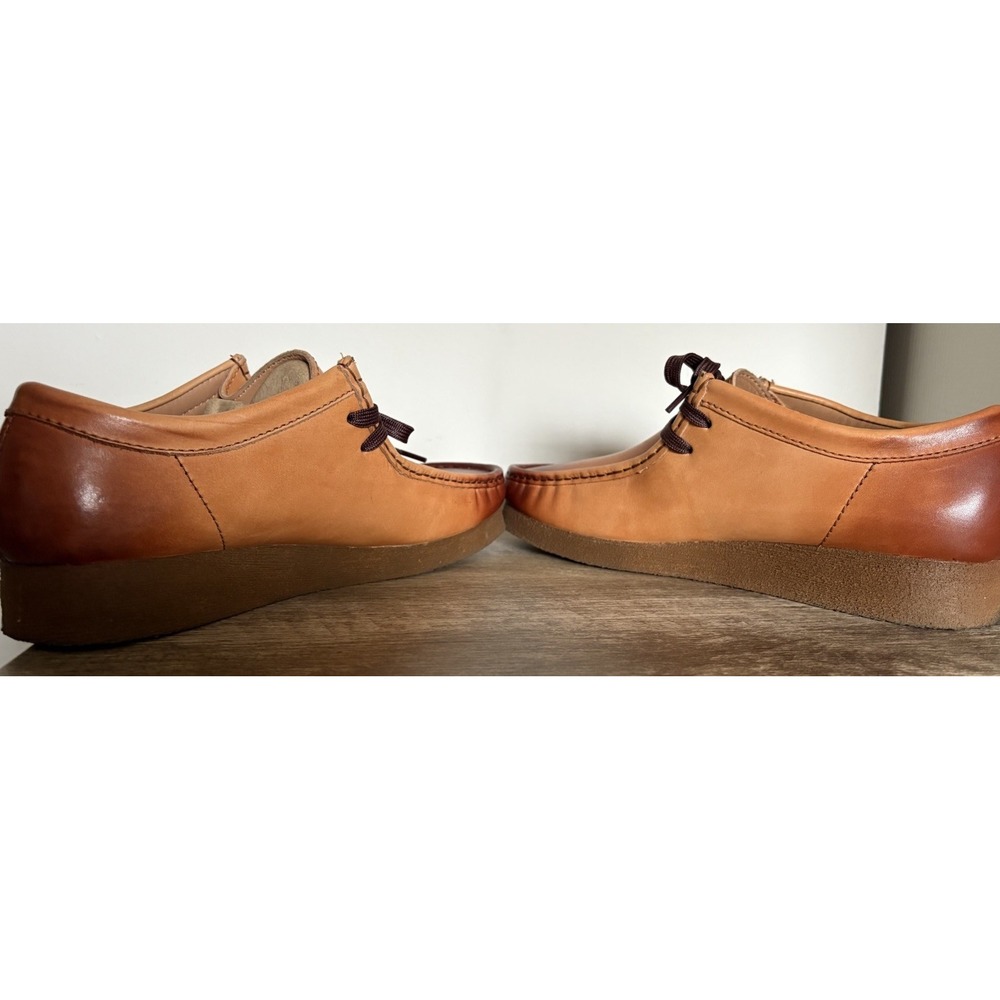 Clarks Wallabee 2 26158274 Mens Brown Leather Lace‎ Up Chukkas Boots Size 8 - Picture 6 of 16